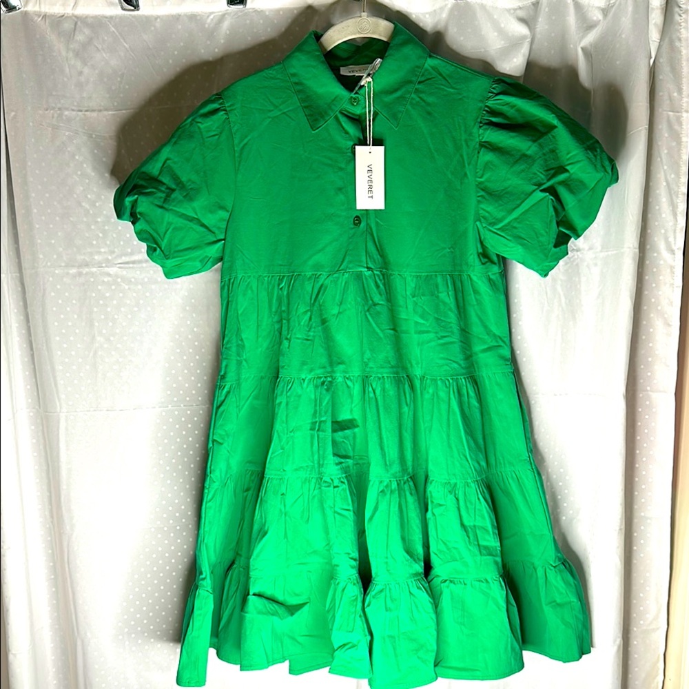 Vibrant Green Dress Size Small
